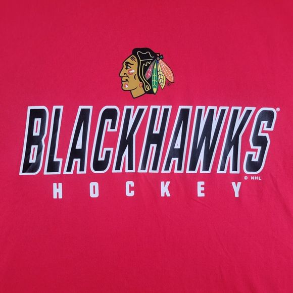 Chicago Blackhawks Large Shirt Officially Licensed NHL Short Sleeve Hockey Tee - Picture 2 of 9